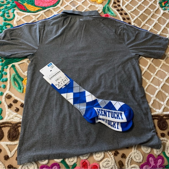 NWT Kentucky wildcats UK Polo and sock lot - Picture 3 of 4